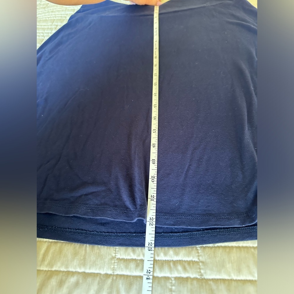 Small Navy Blue Tommy Bahama Cotton Skirt - Picture 4 of 5